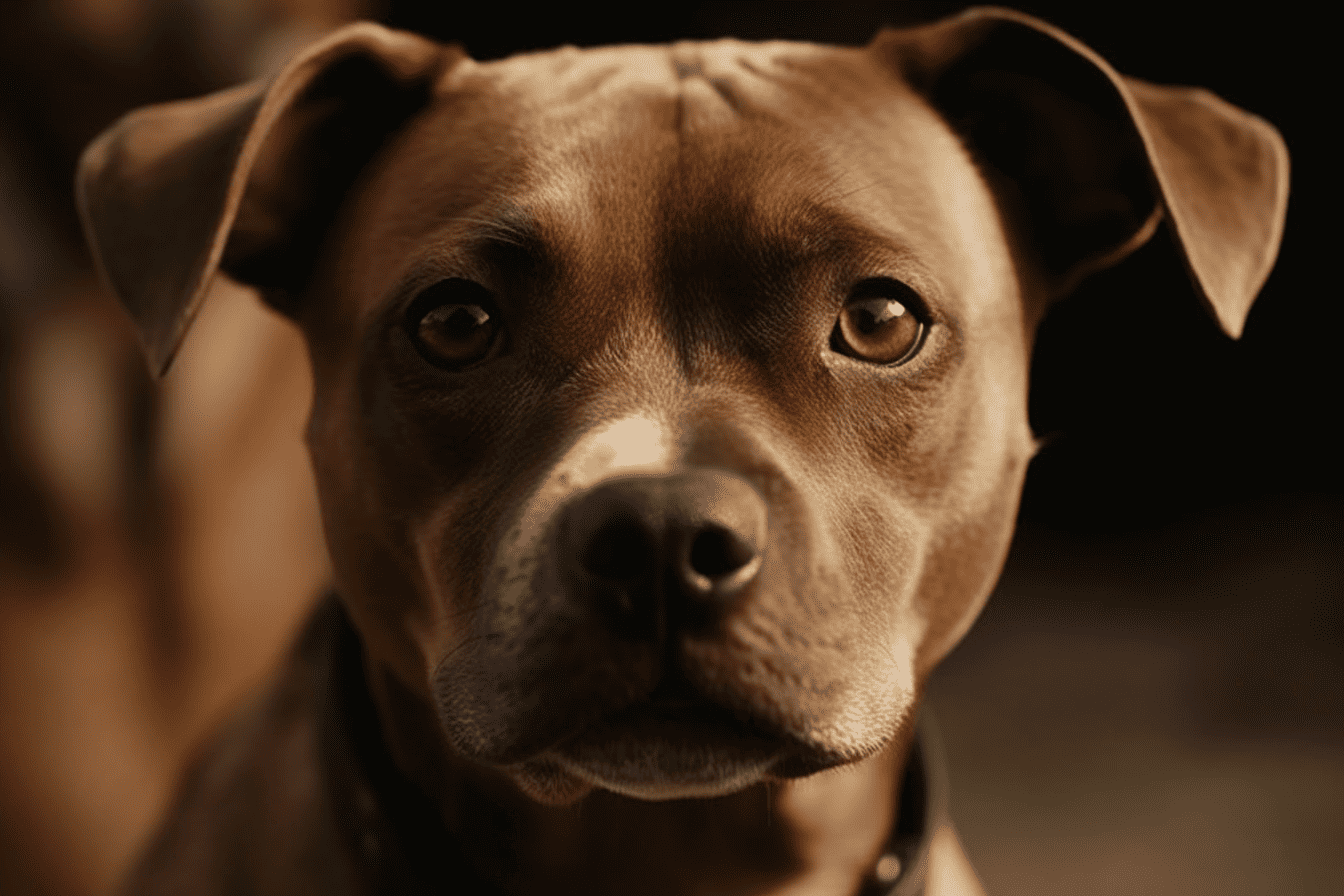 Adorable puppy close-up photo.