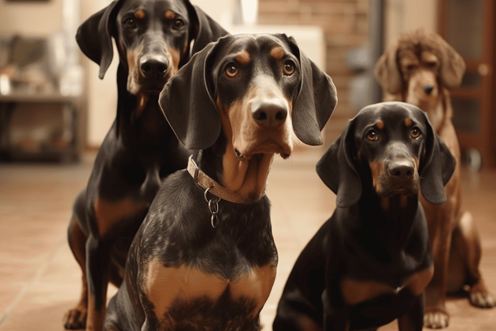 Black and Tan Coonhound Compatibility with Other Pets