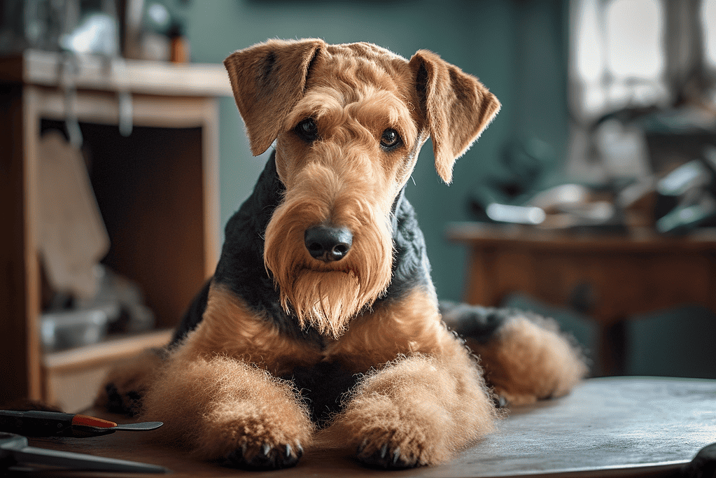 Dog grooming and health care services for terriers and small pet dogs.