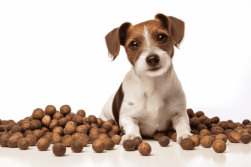Dog treat image for puppy health and training. Natural, healthy dog snacks for all breeds.