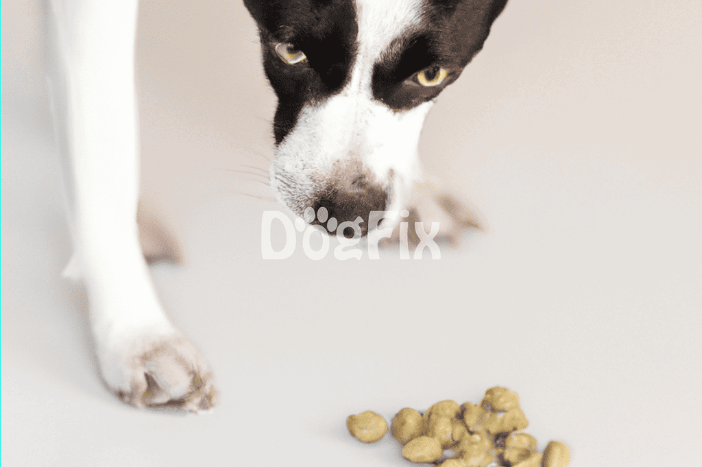 Healthy dog food with natural ingredients.