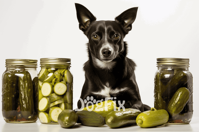 Healthy dog treats with fresh cucumbers and vegetables, promoting pet well-being and nutrition.