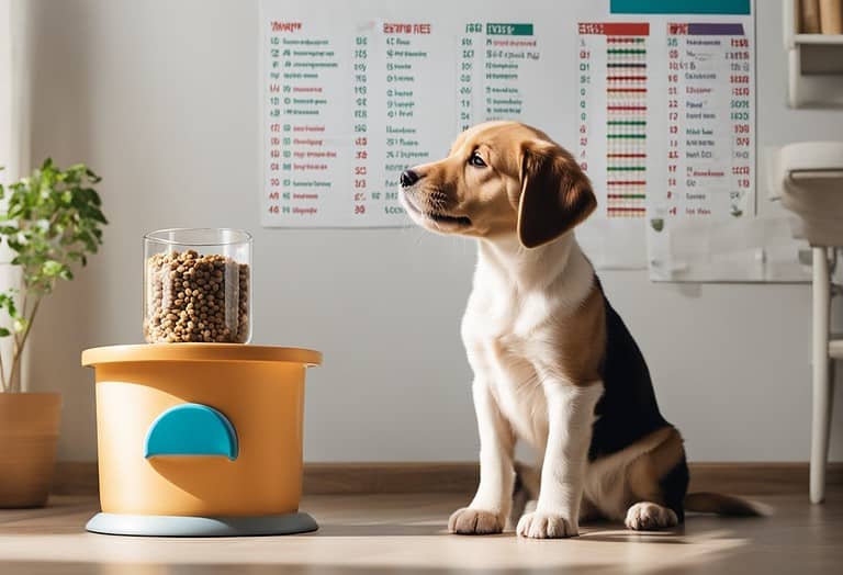 Dog food dispenser for pets.