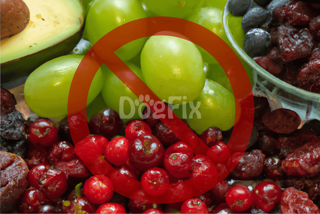 Nutritious fruits for dogs, but avoid giving grapes or berries that may harm their health.