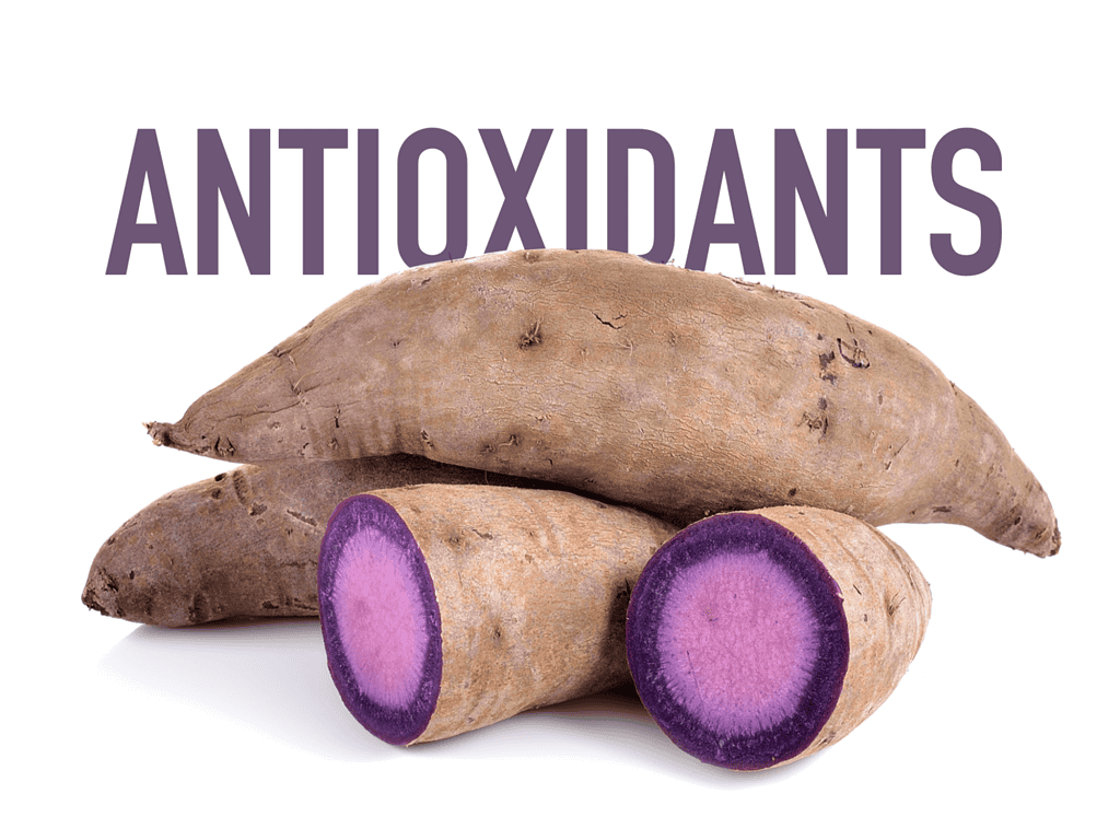 Organic sweet potatoes rich in antioxidants and fiber for healthy dogs. Natural nutrition for your pet's wellbeing.