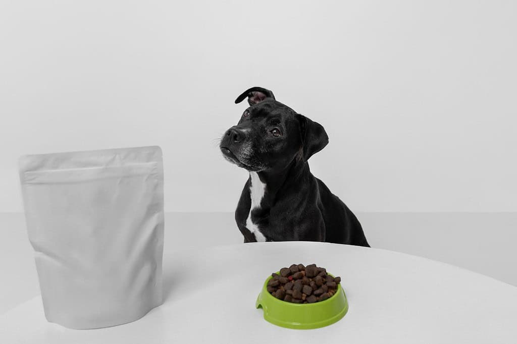 High-quality dog food on delivery platform, with fresh pet treats and nutritious meals for happy, healthy dogs.