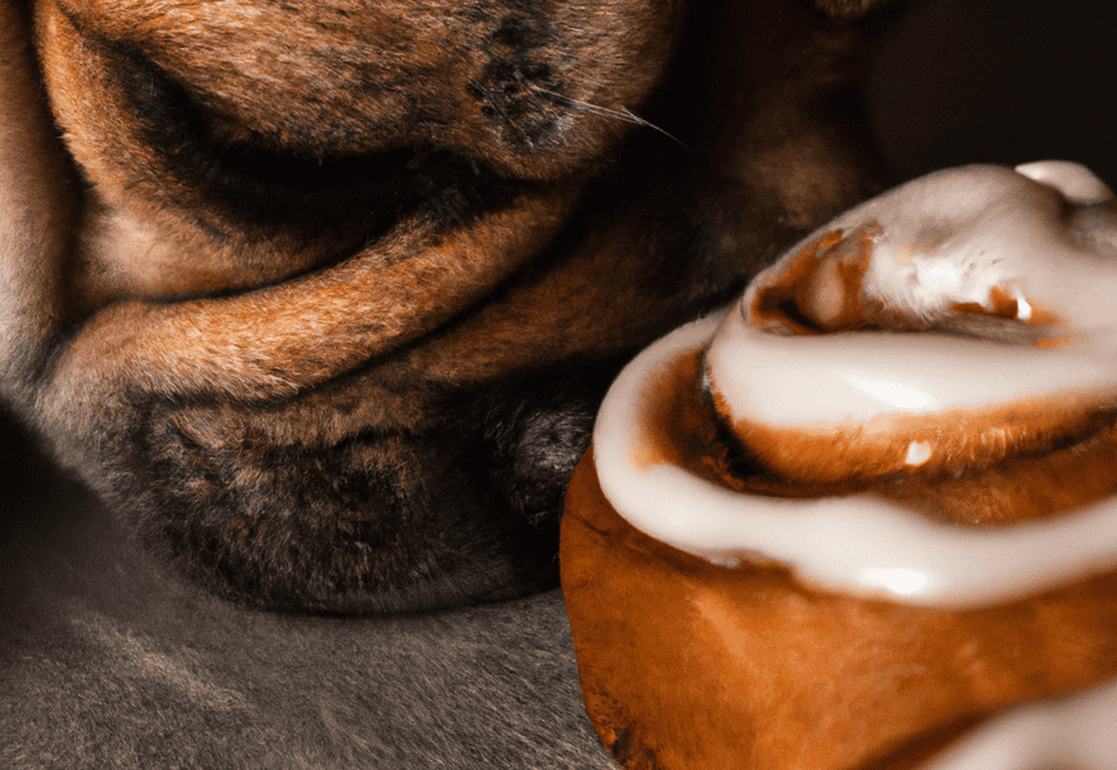 Close-up of a sleeping dog with milk bones, highlighting dog care and comfort.