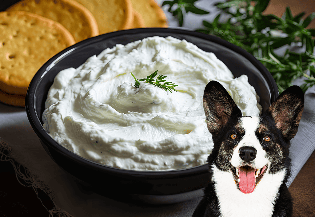 Cream cheese dog treat recipe for healthy pet snacks.