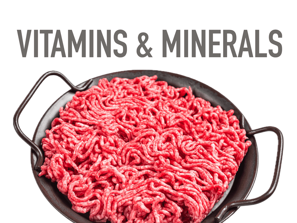 Vitamins and Minerals in Ground Beef