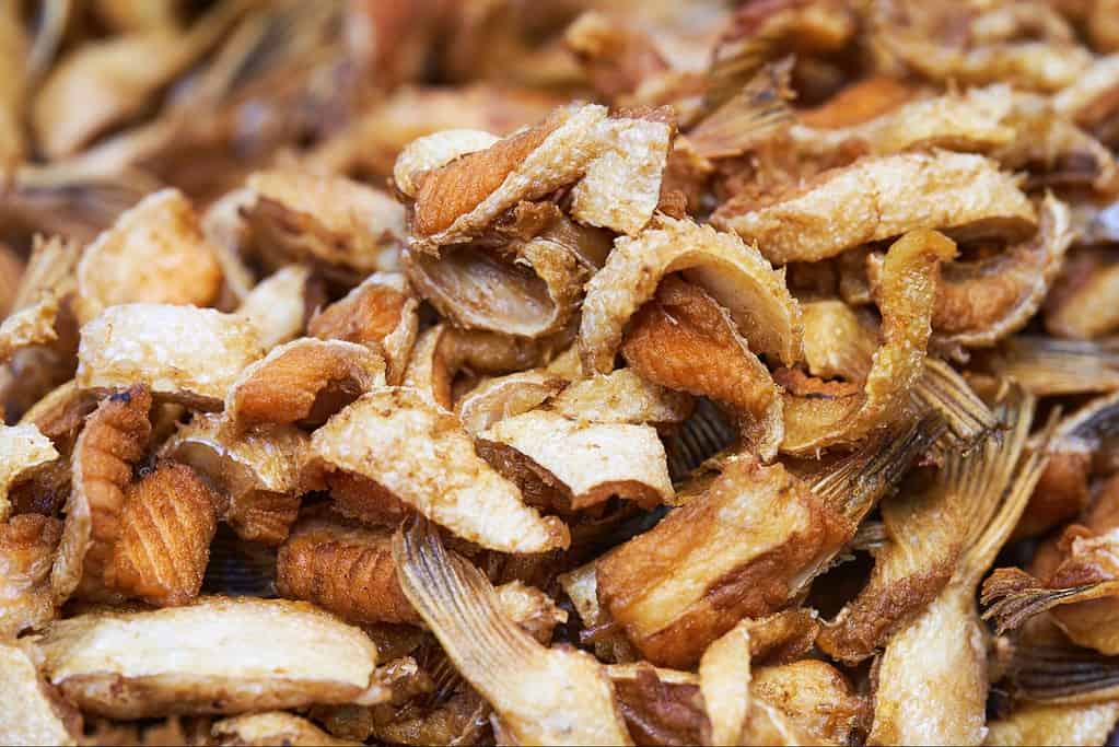 What about dehydrated salmon skin