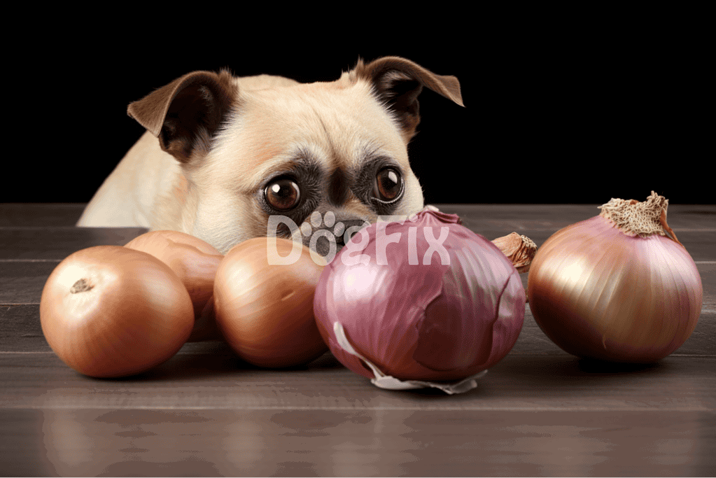 What should I do if my dog consumes onion