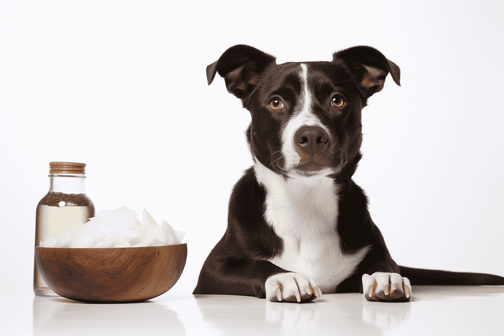 Dog grooming essentials for healthy skin and coat care.