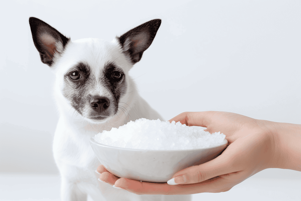 Dog treat in bowl for training or snacking.