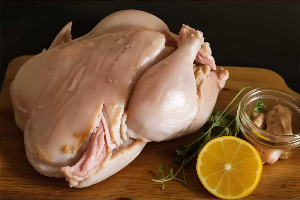 unseasoned turkey meat