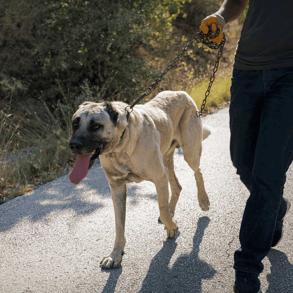 Durable dog leash for safe outdoor walks, enhancing pet safety and control during nature excursions.