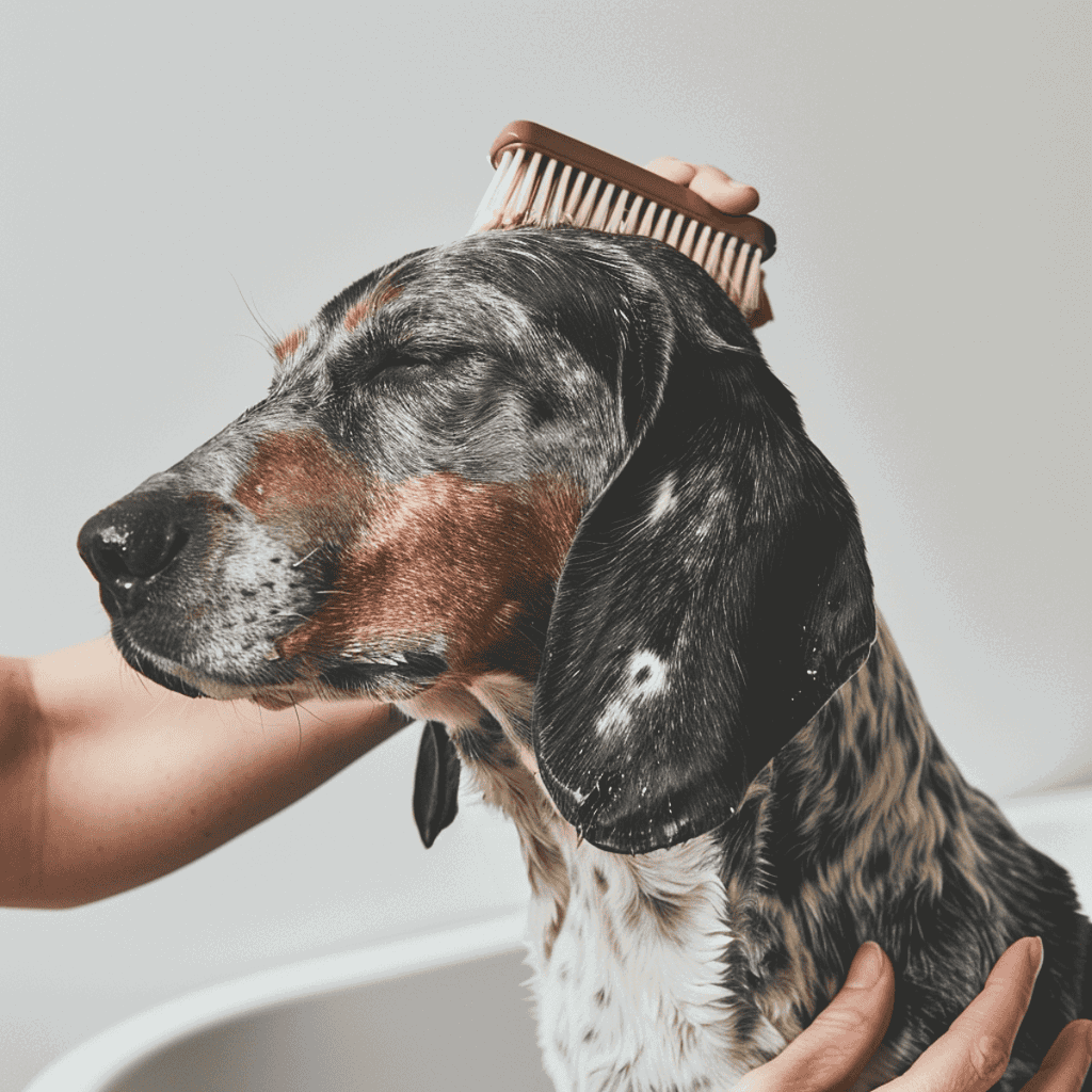 Dog grooming, brushing, and hygiene for Dachshunds.