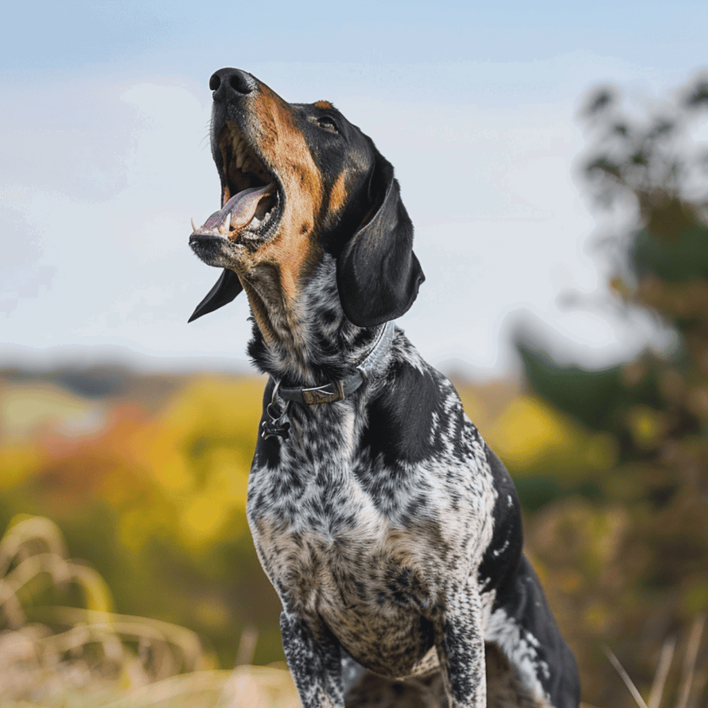 Bluetick Coonhounds Are Vocal Dogs