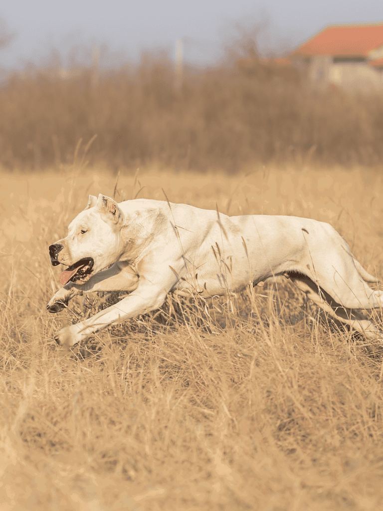 Dogo Argentino They were first purpose-bred in Argentina as hunters