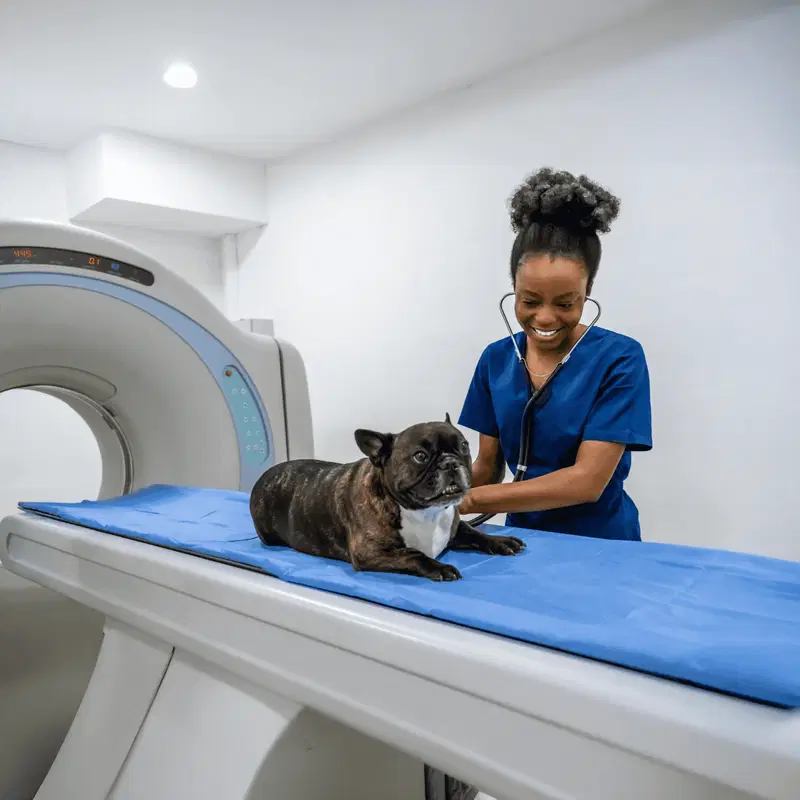 High-quality veterinary imaging for dogs.