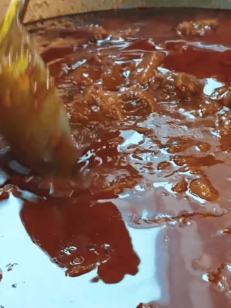 Dog-friendly beef stew with rich, flavorful sauce for dogs.