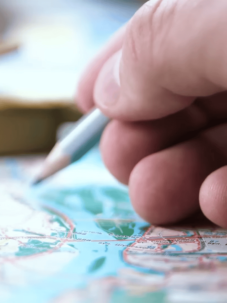 Dog park map for dog owners, with marked trails and park features.